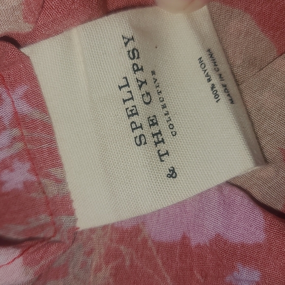 New Spell Designs Wild Bloom Gown FP Maxi Dress Free People XS Exclusive Midi - Picture 13 of 15